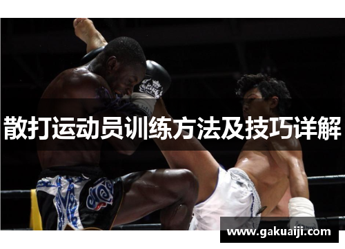 散打运动员训练方法及技巧详解
